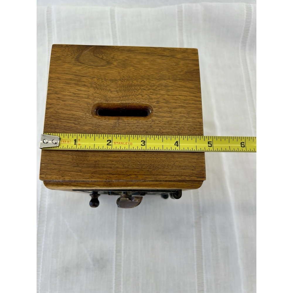 Antique 1901 Post Office Box Door Bank - WORKING COMBO - Am P.O. Equip Co Spur - Picture 6 of 16